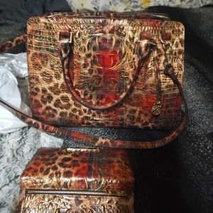 Brahmin Small finley and matching wallet